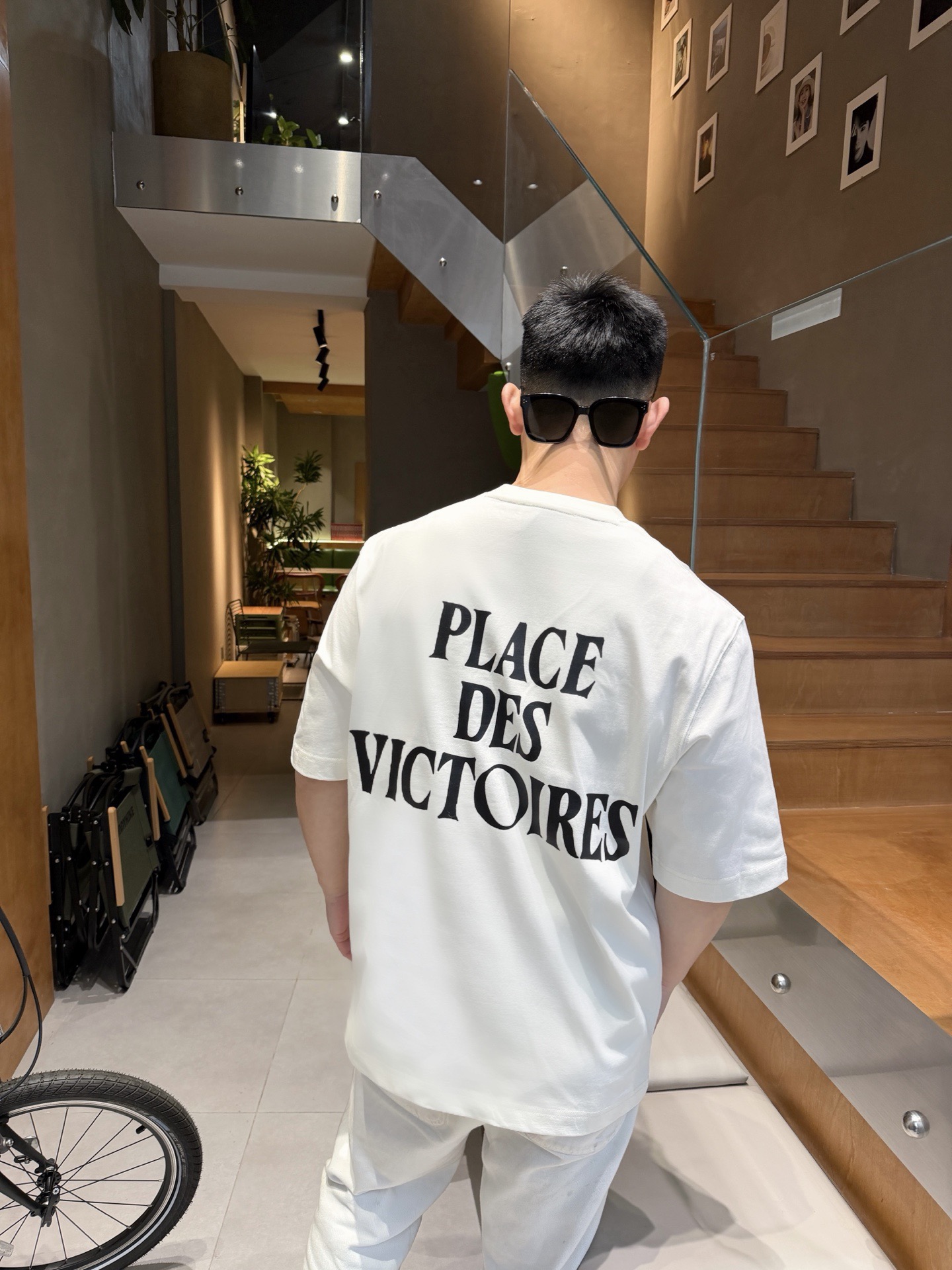 AMI Paris Place Des Victoires Tee h140 