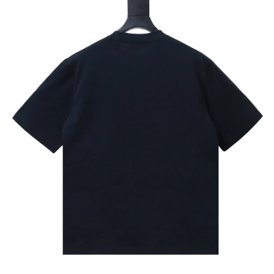 Balenciaga WiFi Heart Logo Oversized T-Shirt - Black h140 02