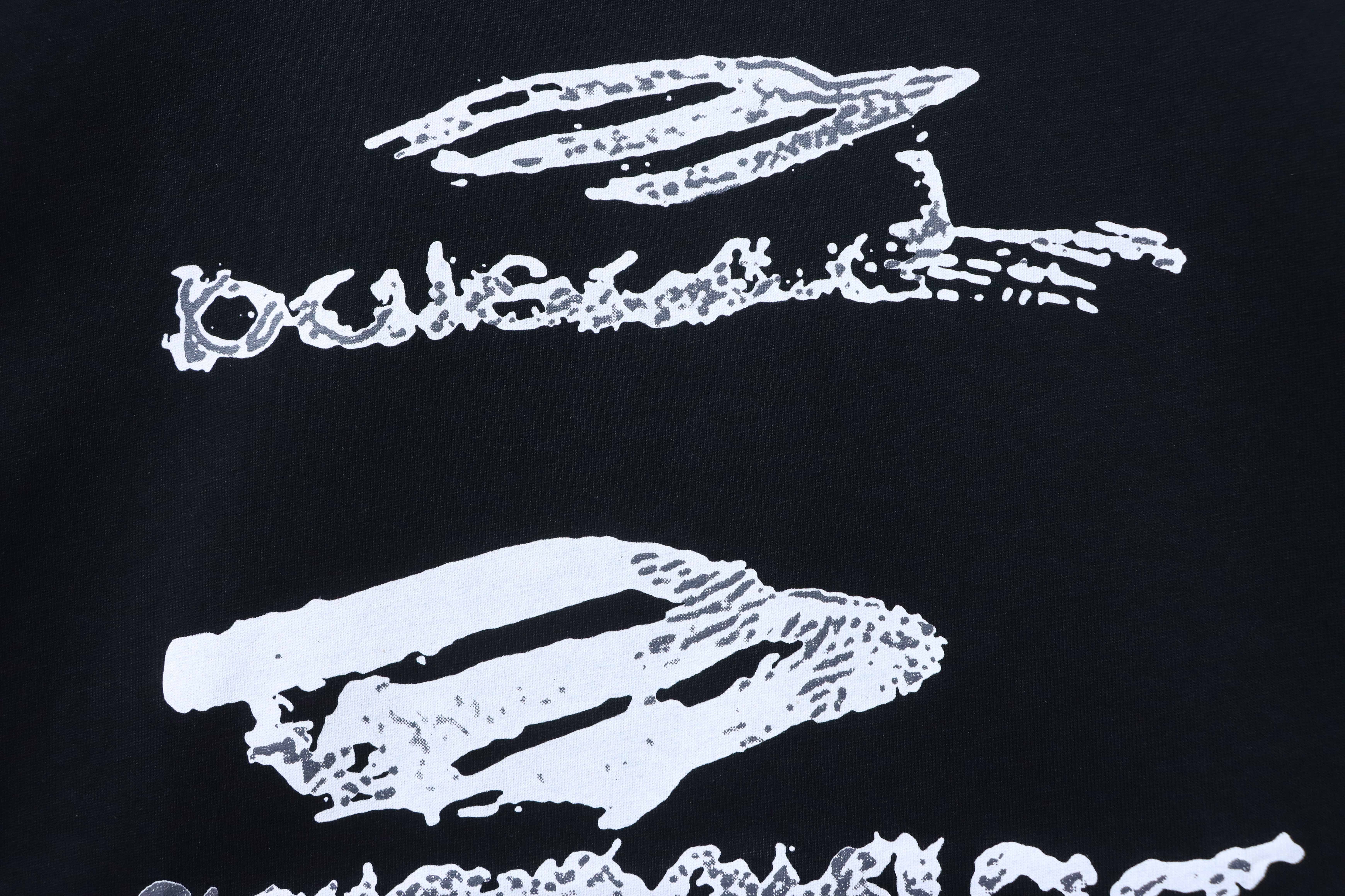 Balenciaga Multi Scribble Logo T-Shirt Black h140