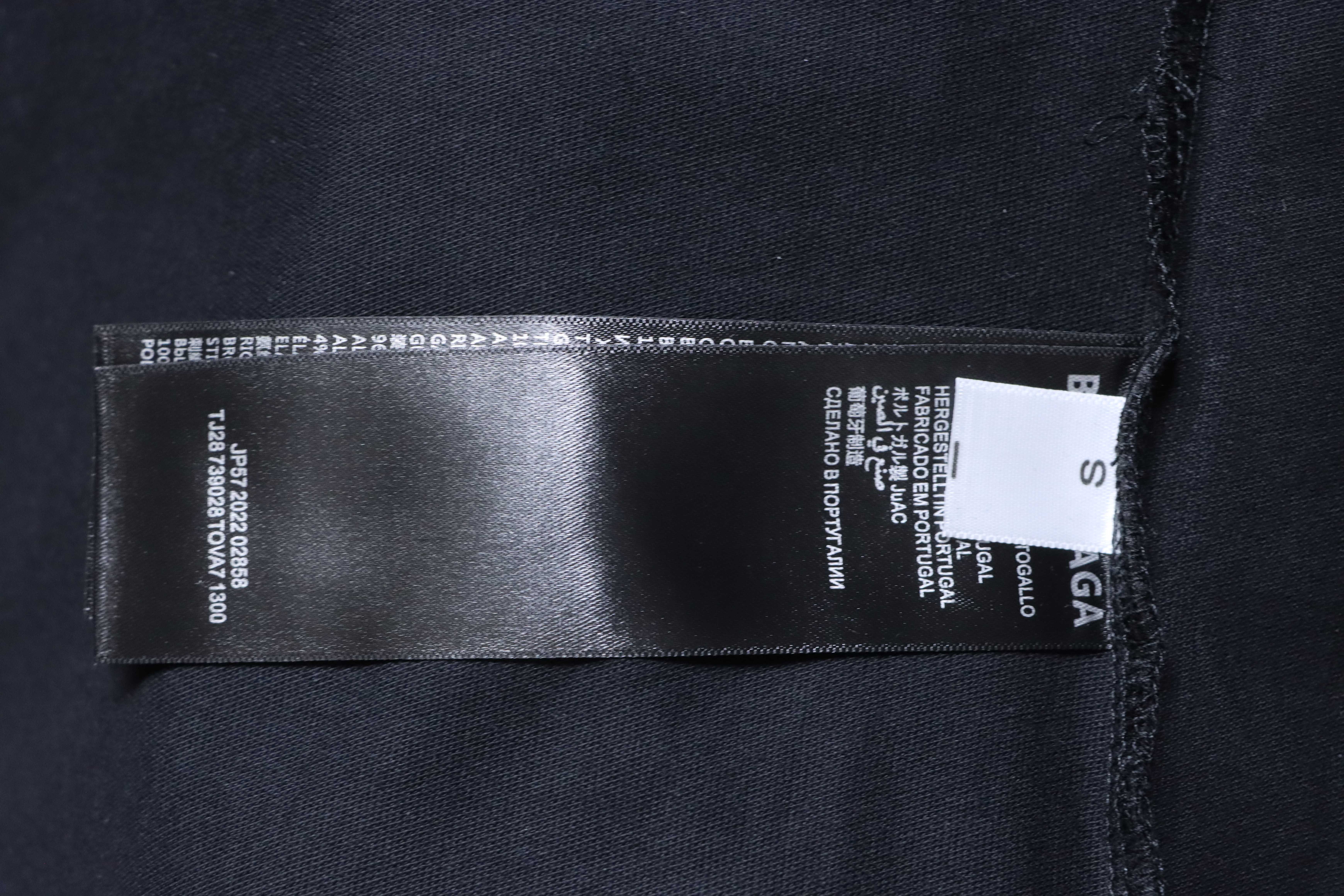 Balenciaga SP Logo Embroidered T-Shirt Black h160