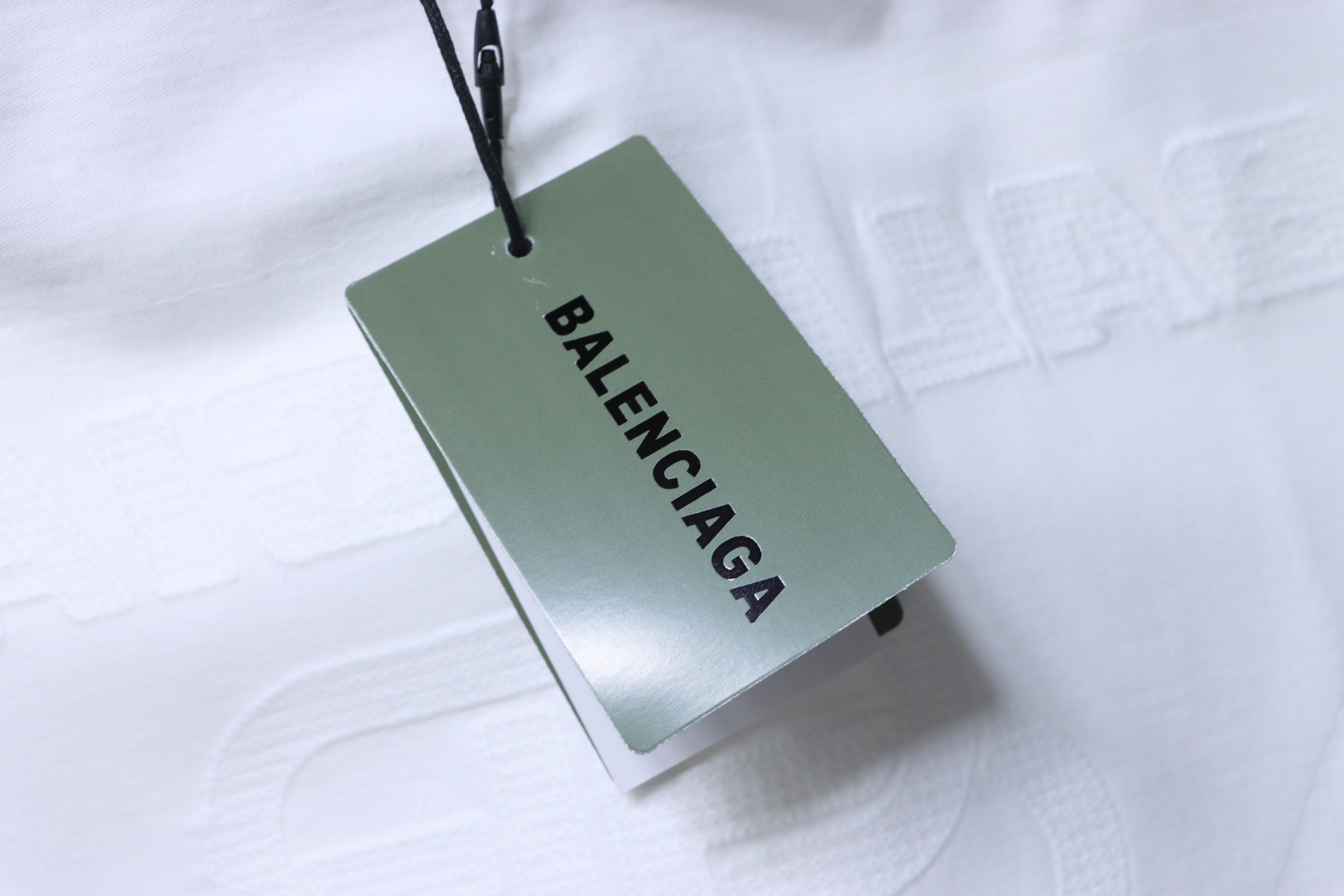 Balenciaga SP Logo Embroidered T-Shirt White h160