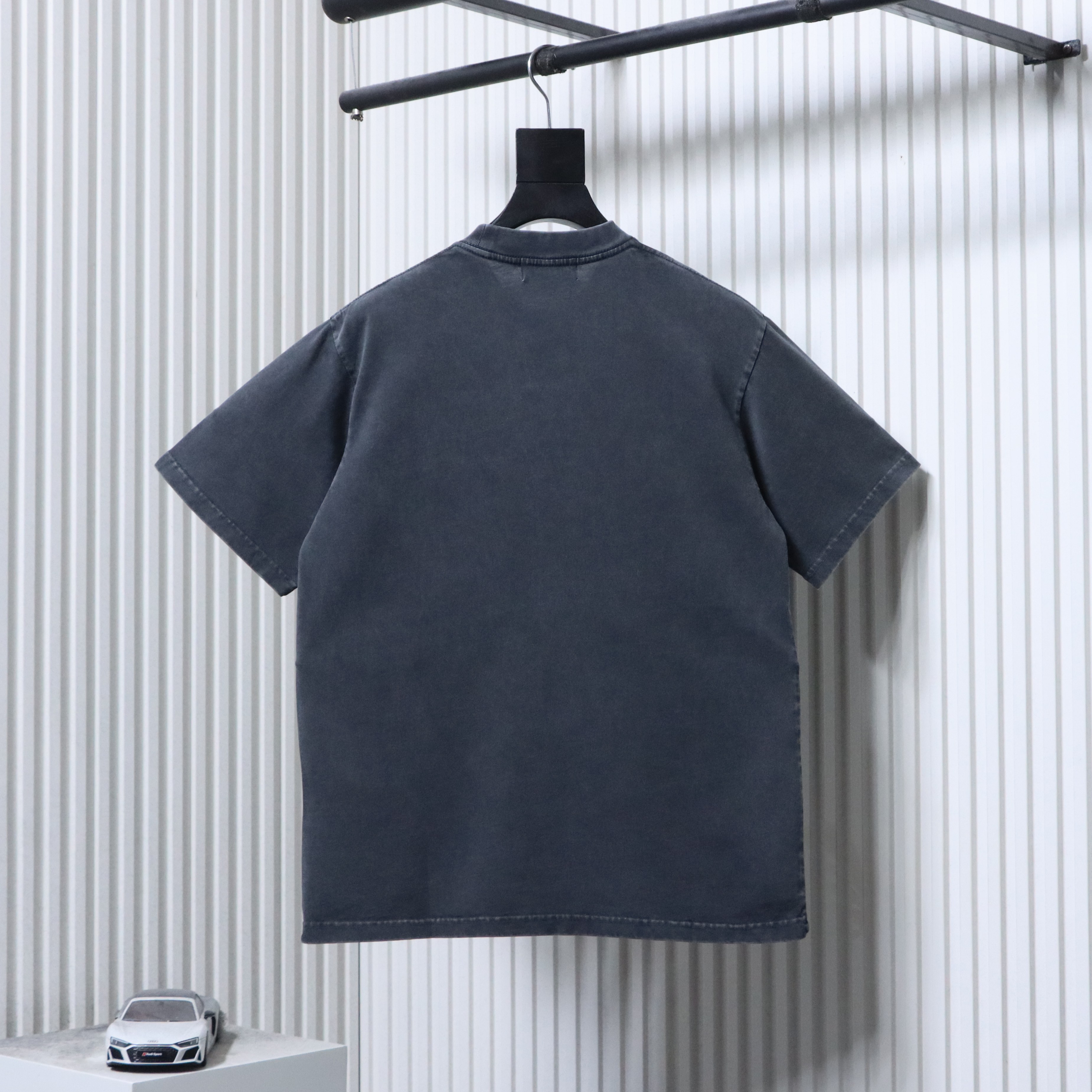 BAPE Washed Grid Mini Ape Street Casual Tee  h160 