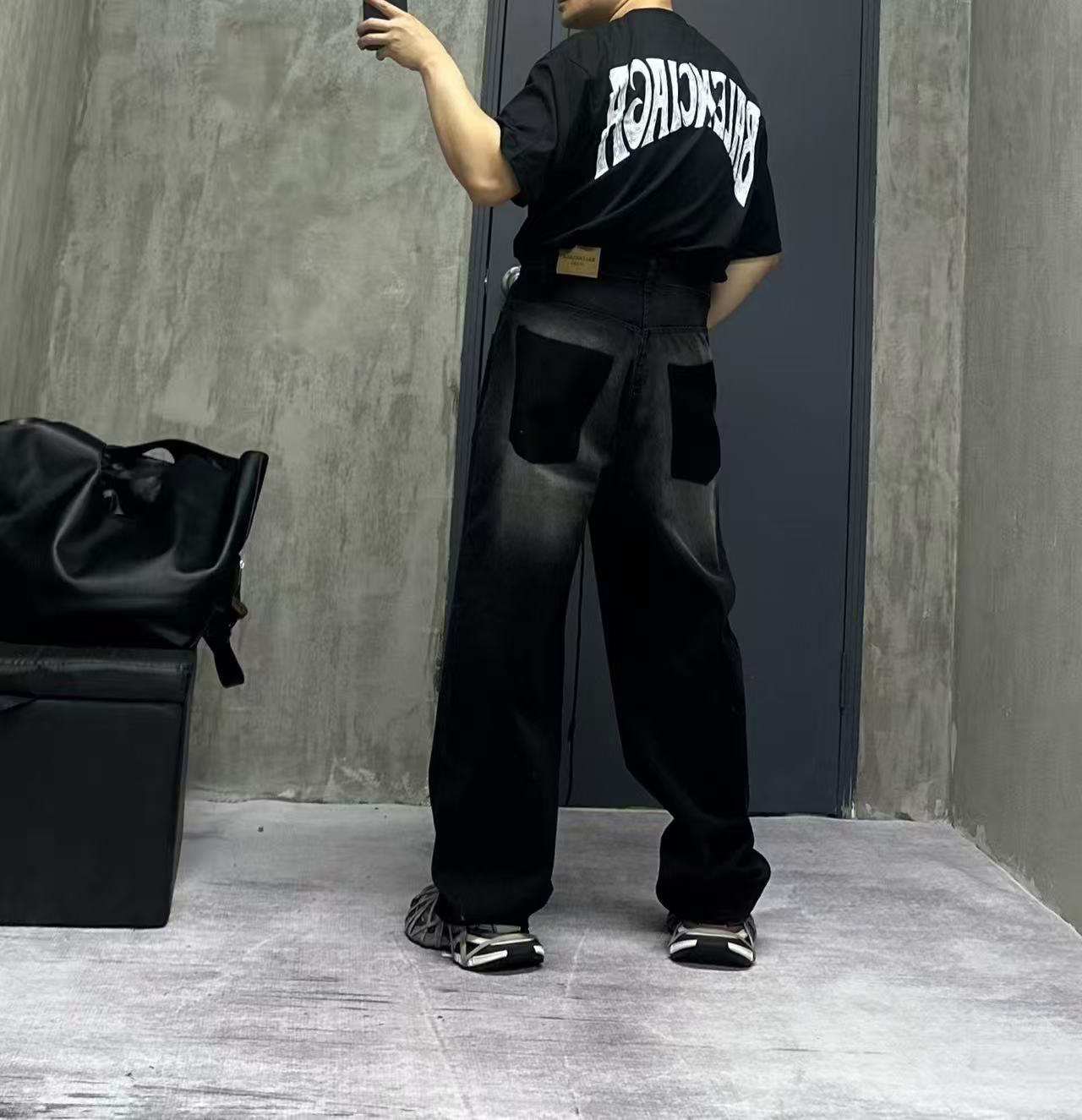 Balenciaga 24ss Removed Pockets Distressed Denim Pants h310