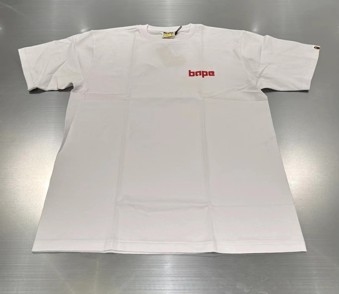 BAPE Graphic Cotton Tee Black White M-3XL