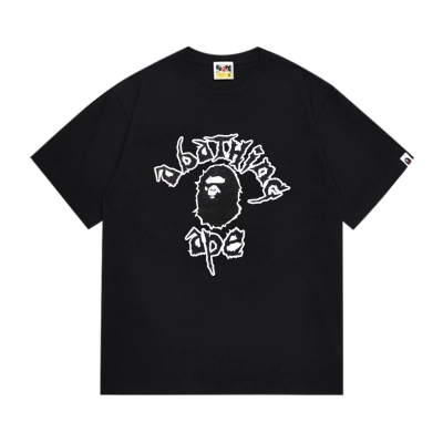BAPE Gothic Thorn Font Ape Street Casual Tee  P120 1002 01
