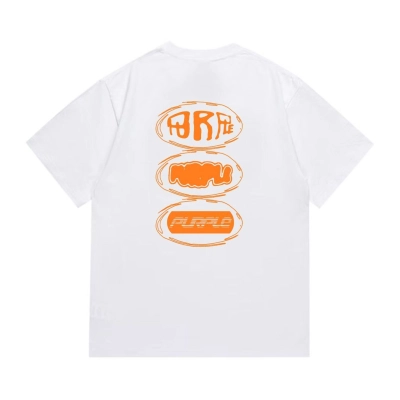 BAPE  Front Back Orange Logo Loose Tee P120 1017 02