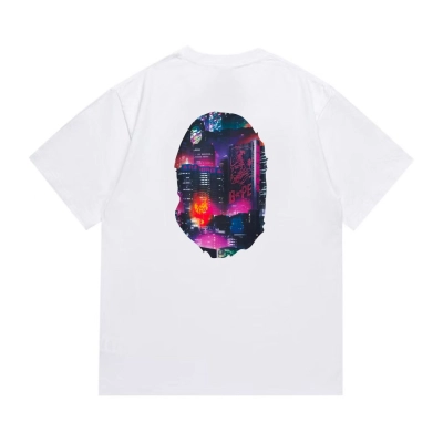 BAPE Neon City Dual Print Ape Tee P120 1018 02