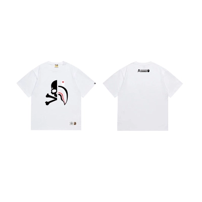  BAPE Split Skull Shark Double Print Tee P120 1041 02