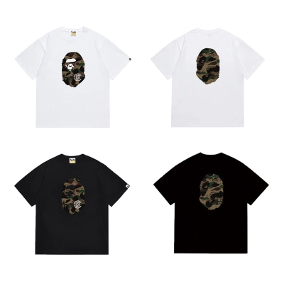BAPE x CLOT Dual Camo Ape Print Tee P120 1051 02