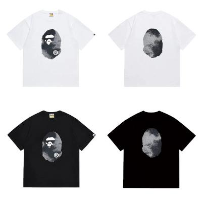 BAPE Two-Sided Gradient Ape Oversize Tee P120 1077 02