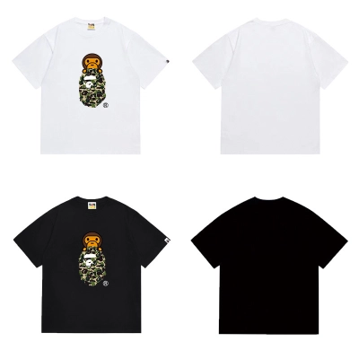 BAPE Baby Milo Camo Ape Front Print Tee P120 1090 02