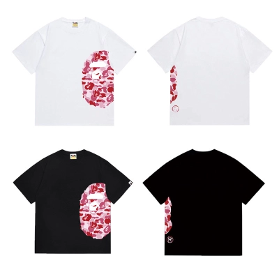 BAPE Pink Camo Side Big Ape Print Tee P120 1311 02