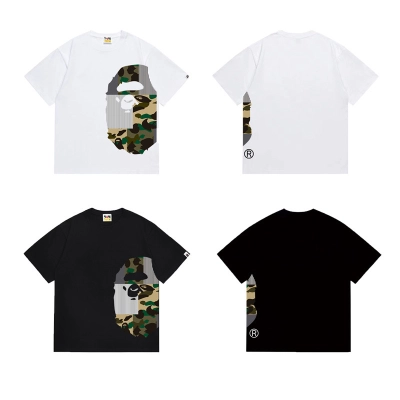  BAPE Split Camo Side Ape Full Series Tee  P120 1314 02