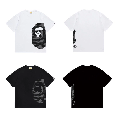 BAPE Dark Camo Side Ape Oversize All Color Tee P120 1321 02