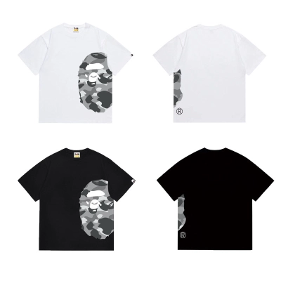 BAPE Grey Camo Side Ape Full Series Tee P120 1328 02