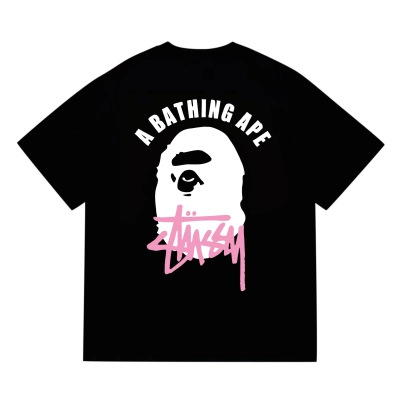 BAPE x Stussy Graphic Tee  P120  01