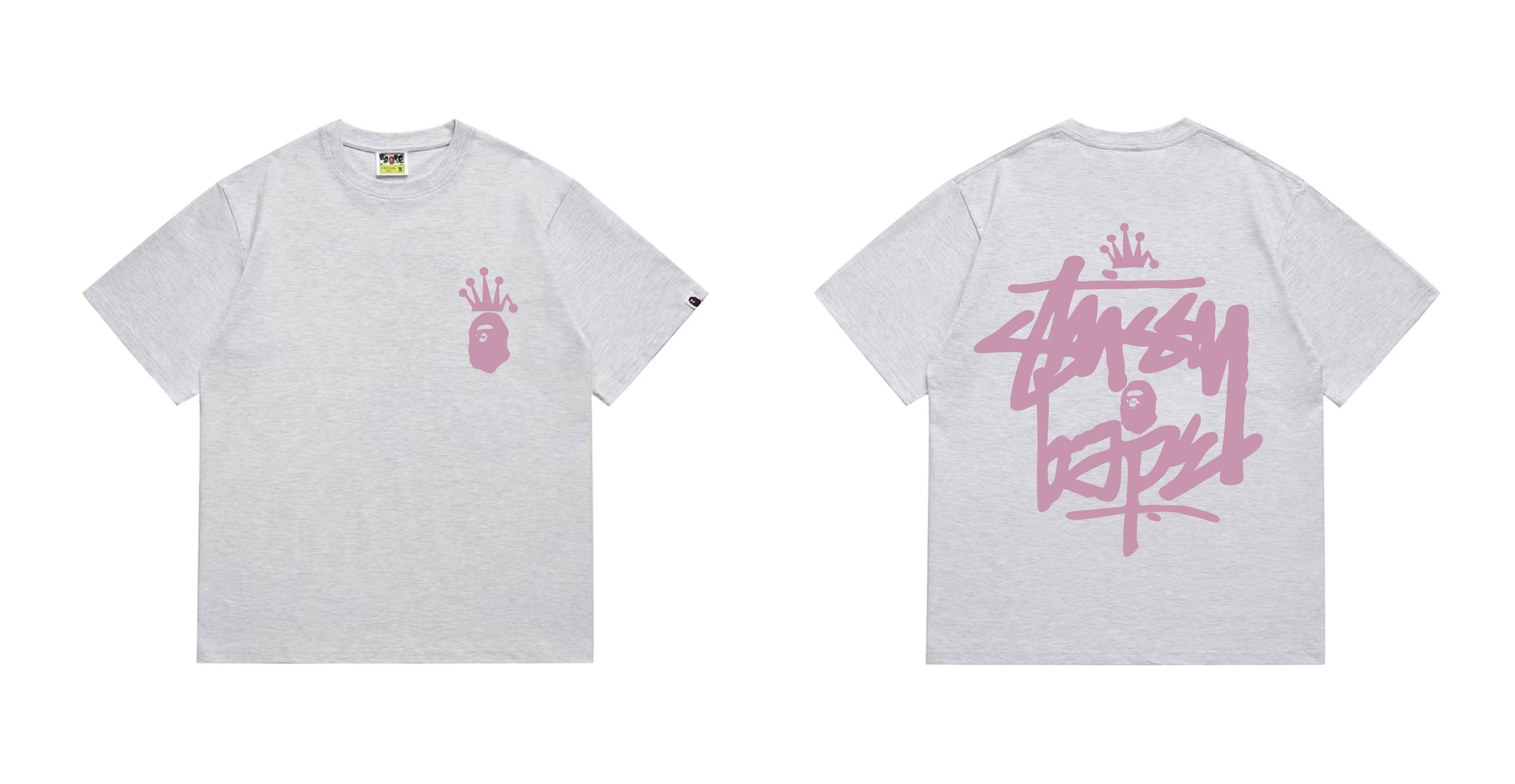  BAPE x Stussy Graffiti Logo Tee P120 
