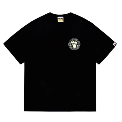Bape Stussy Camo Circle Dual Print Tee  P120 219 02