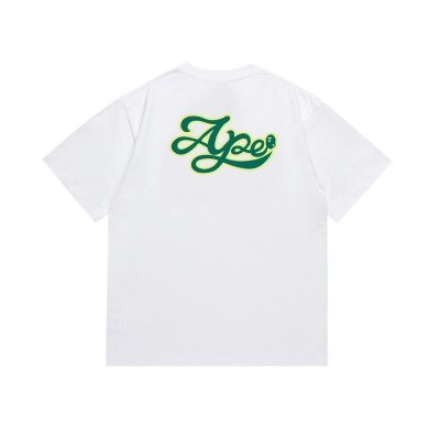 Bape Cursive Dual Side Letter Print Tee  P120 235 02
