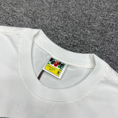  BAPE Grid Color Camo Ape Tee Black White P120 245 02