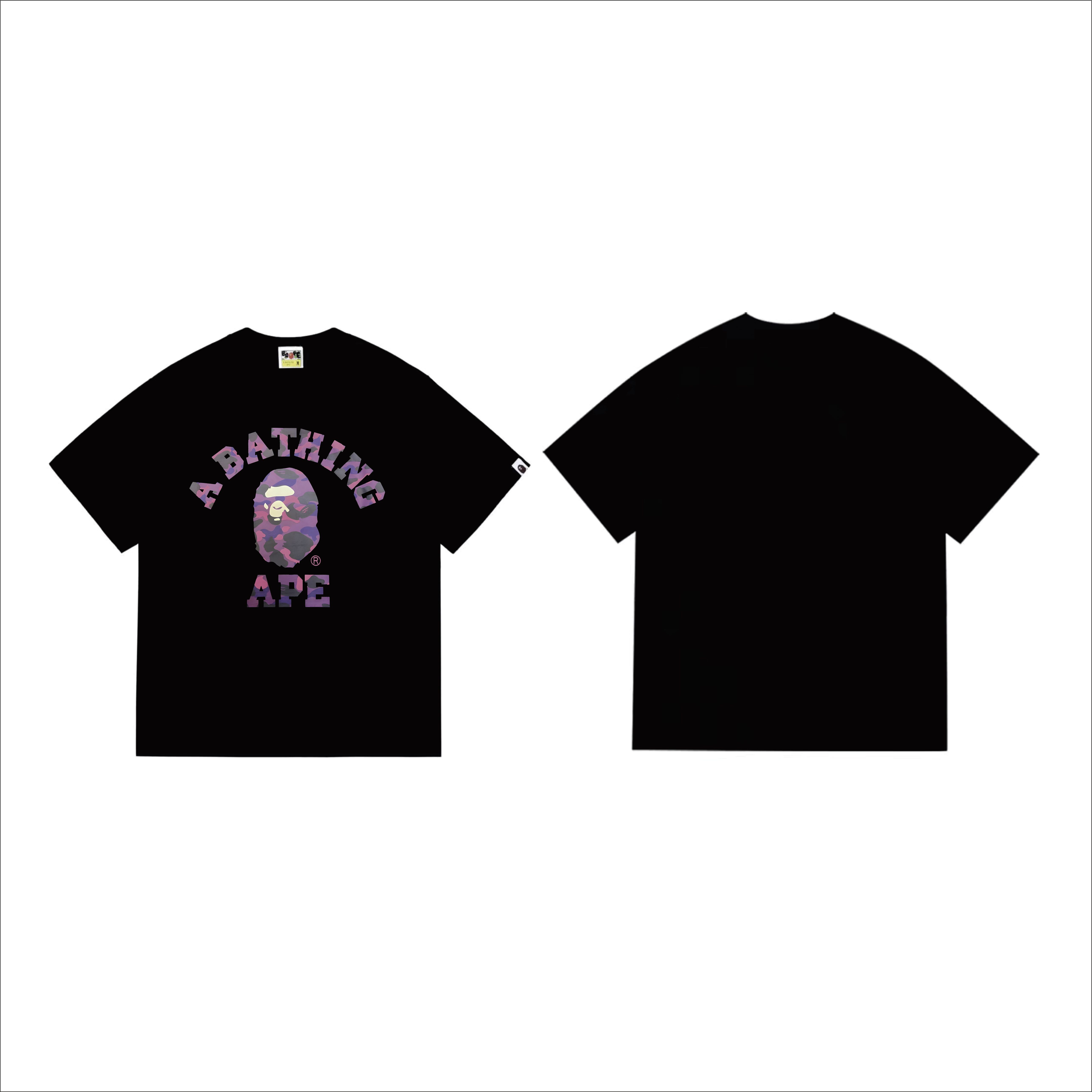 BAPE Camo Ape Head College Graphic Tee  P120 