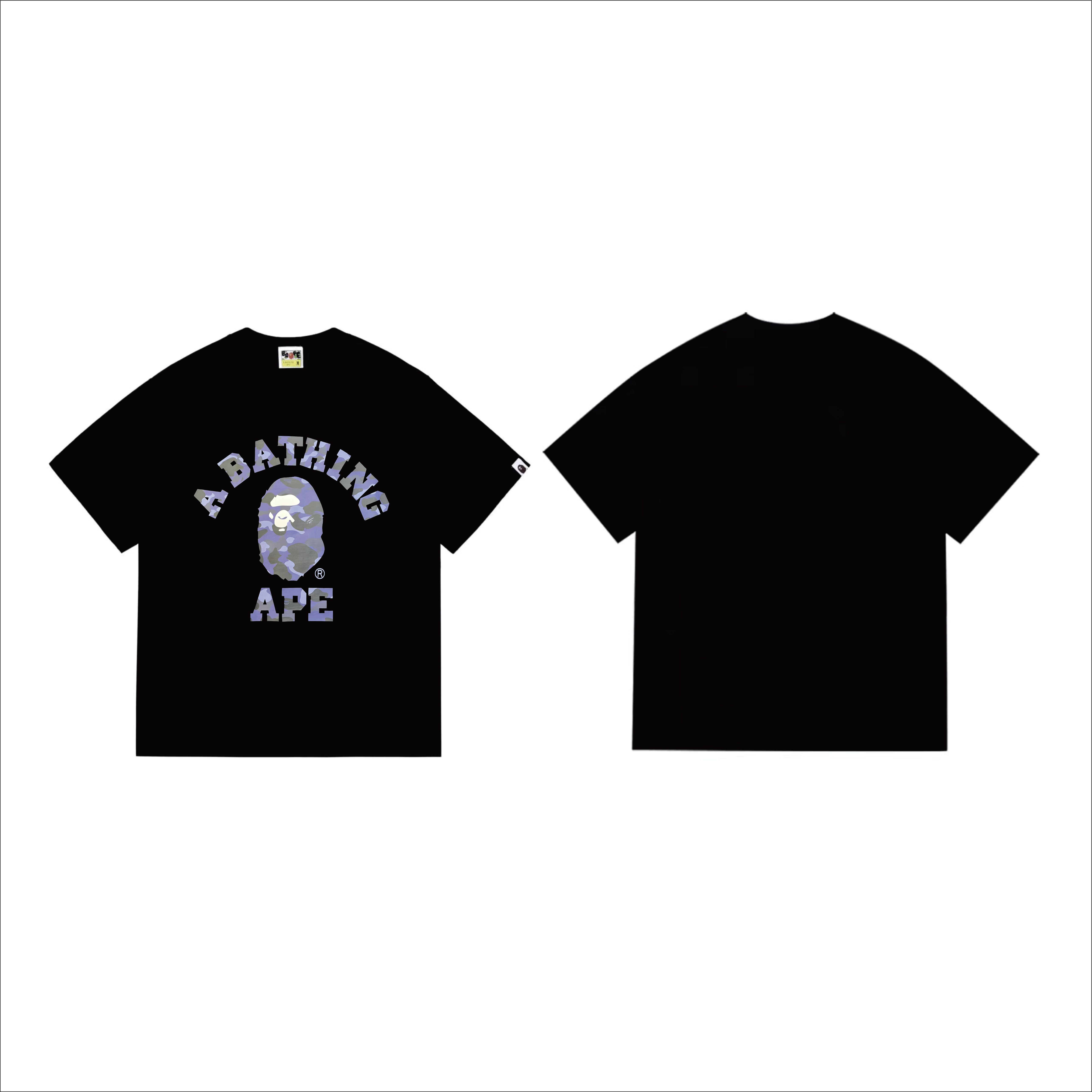 BAPE Camo Ape Head College Graphic Tee  P120 