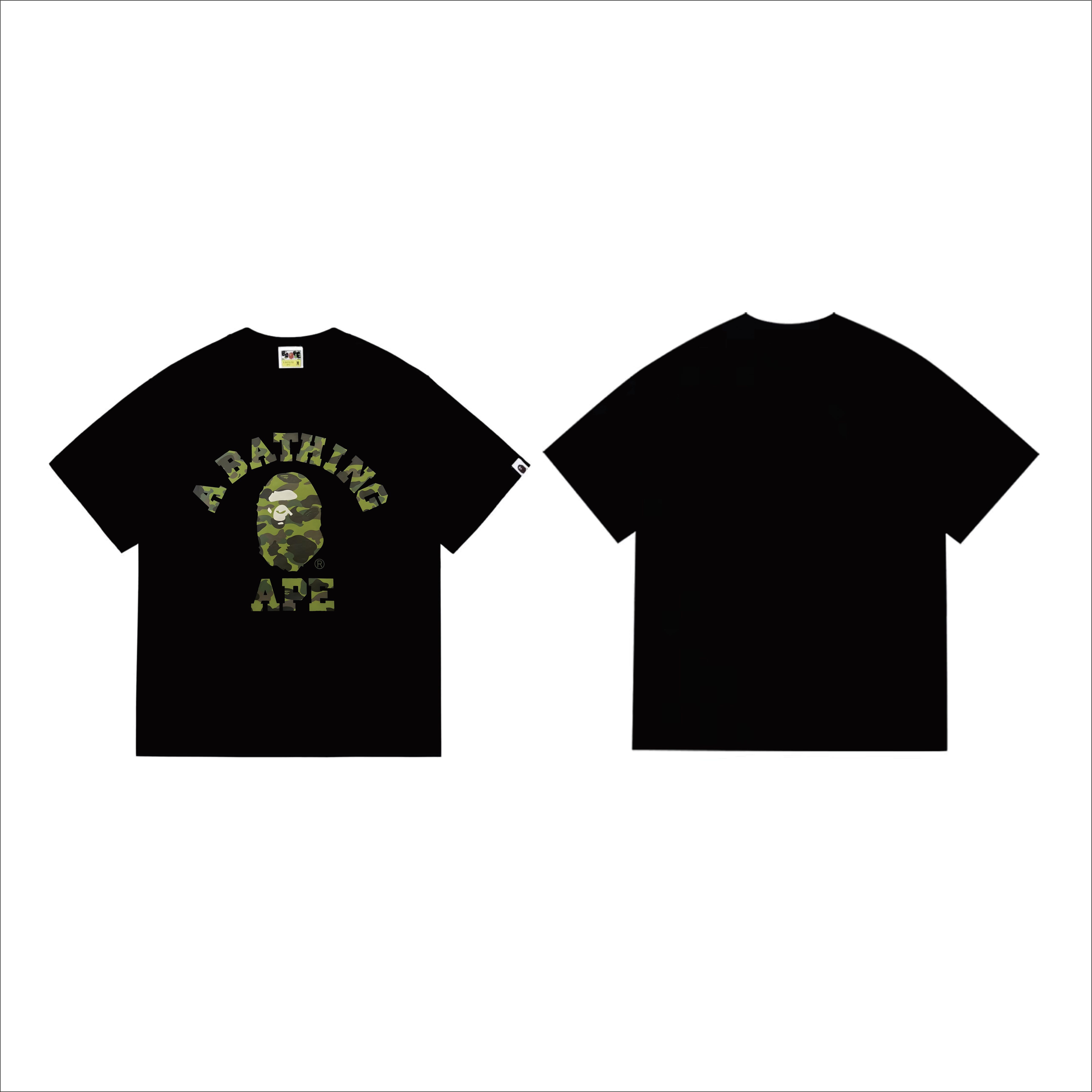 BAPE Camo Ape Head College Graphic Tee  P120 