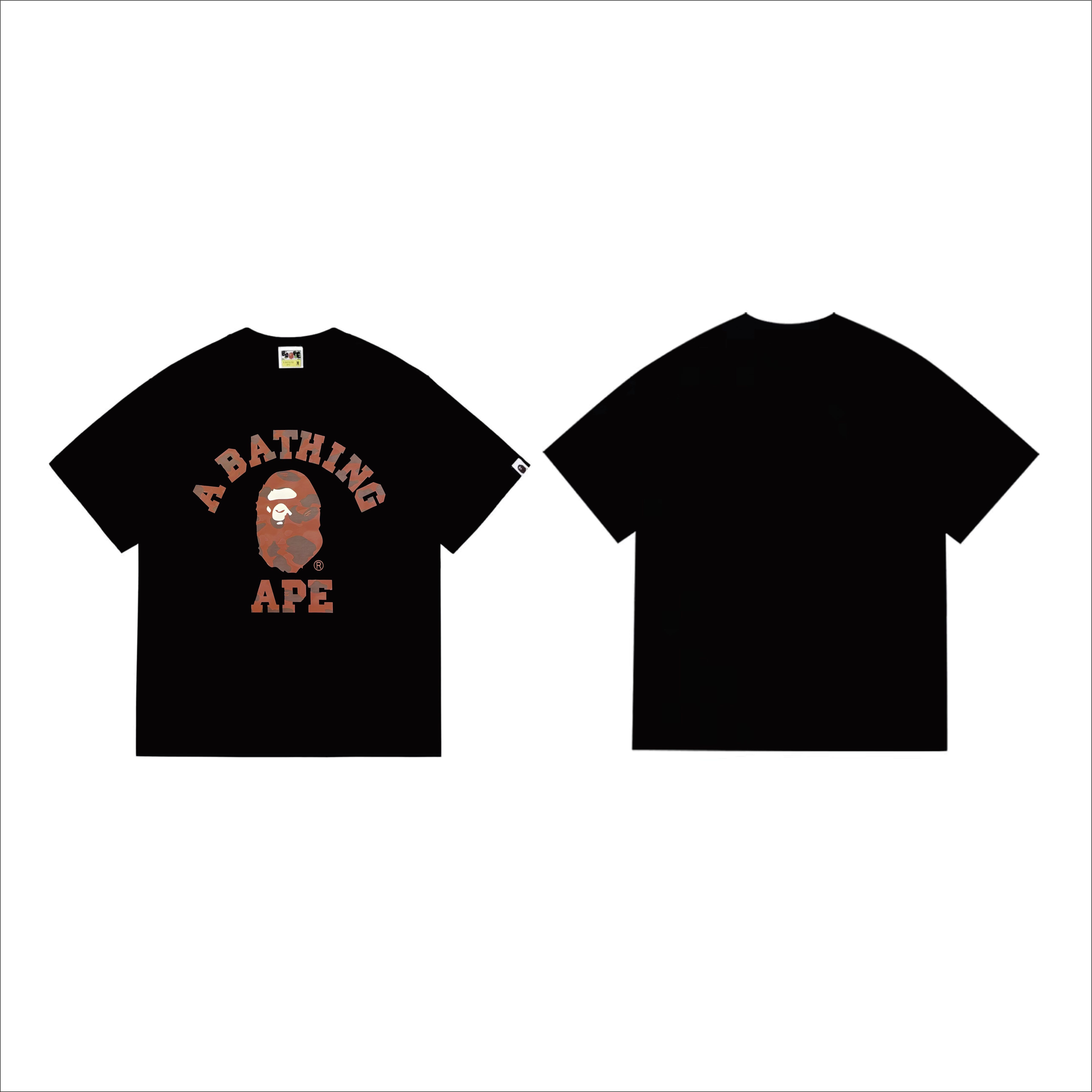 BAPE Camo Ape Head College Graphic Tee  P120 