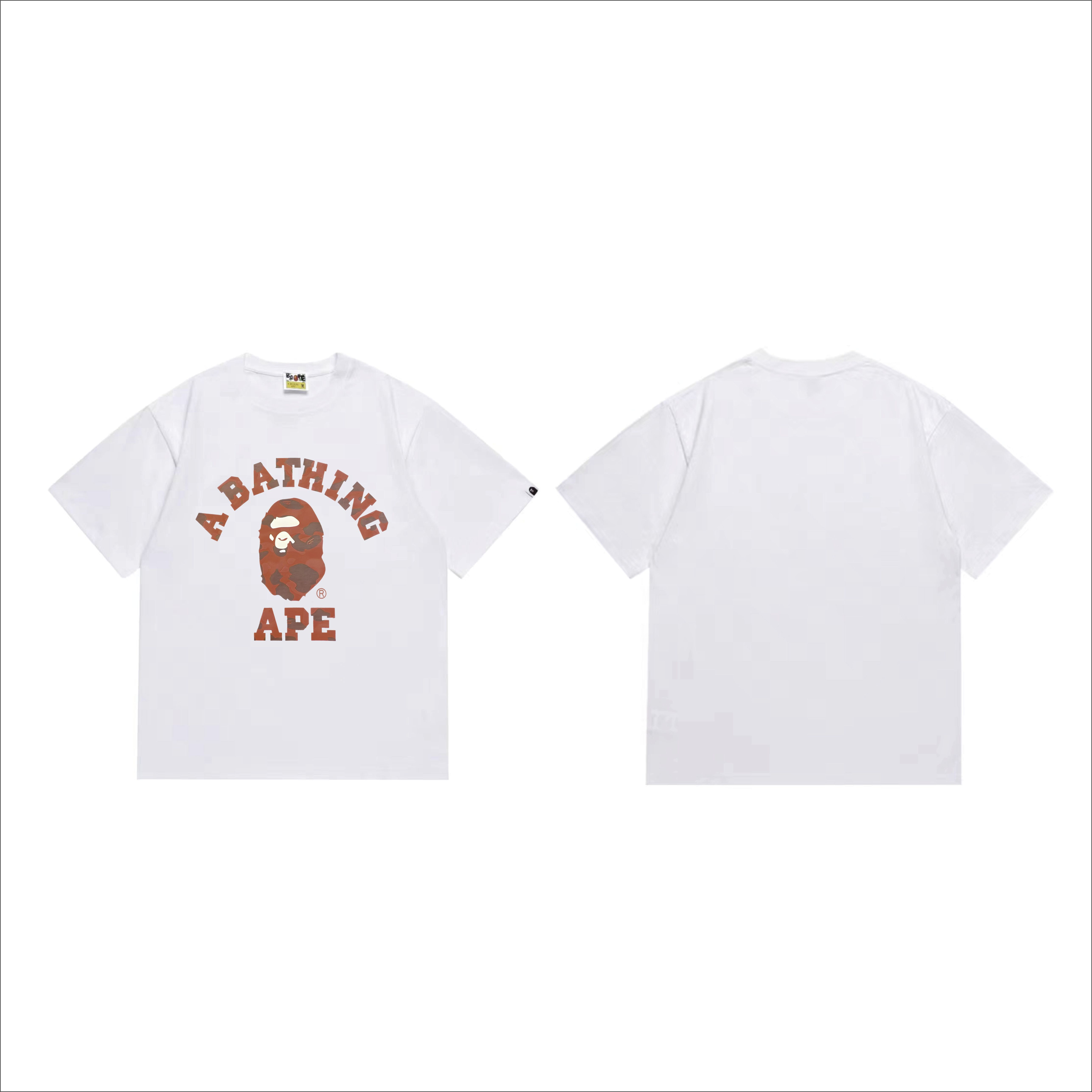 BAPE Camo Ape Head College Graphic Tee  P120 