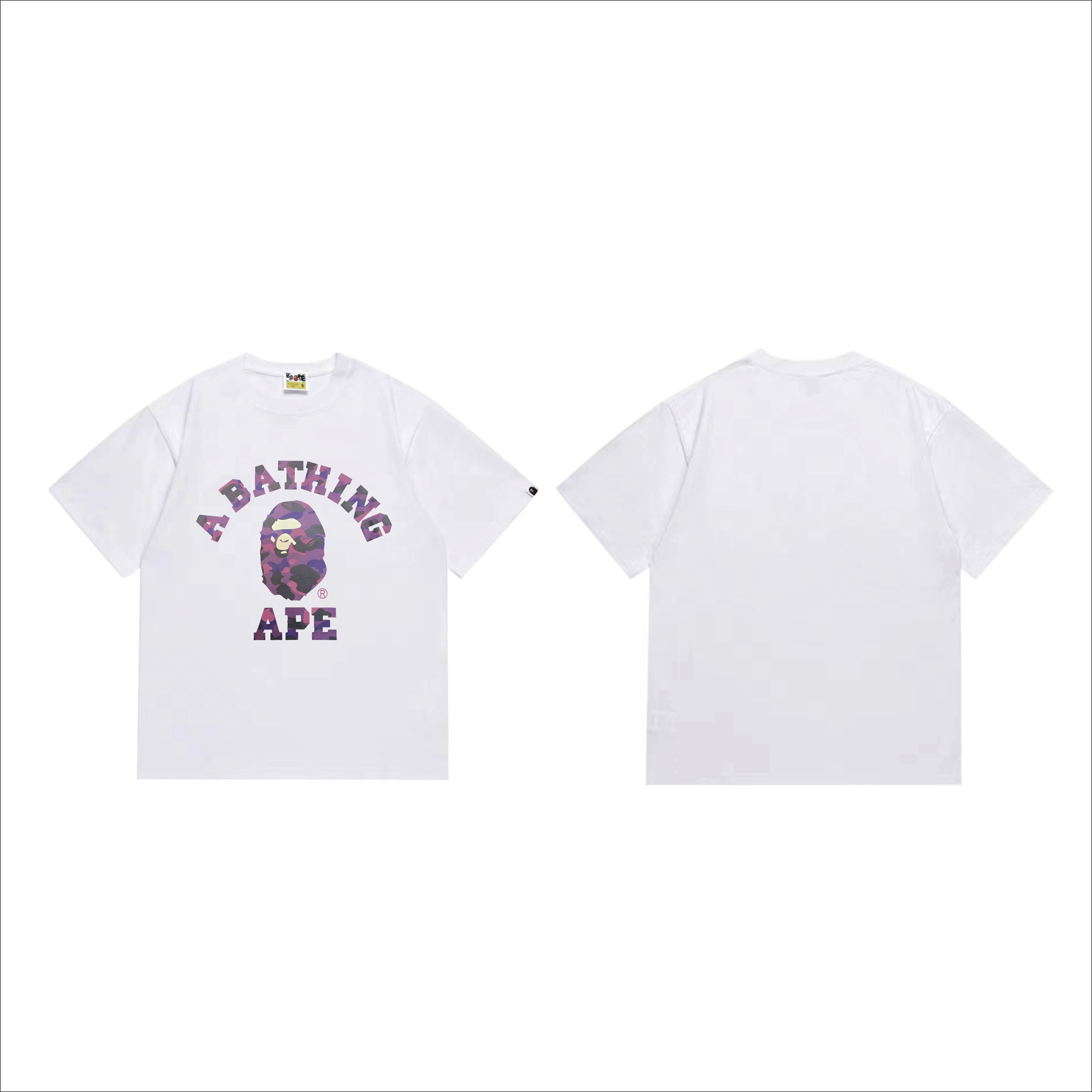 BAPE Camo Ape Head College Graphic Tee  P120 