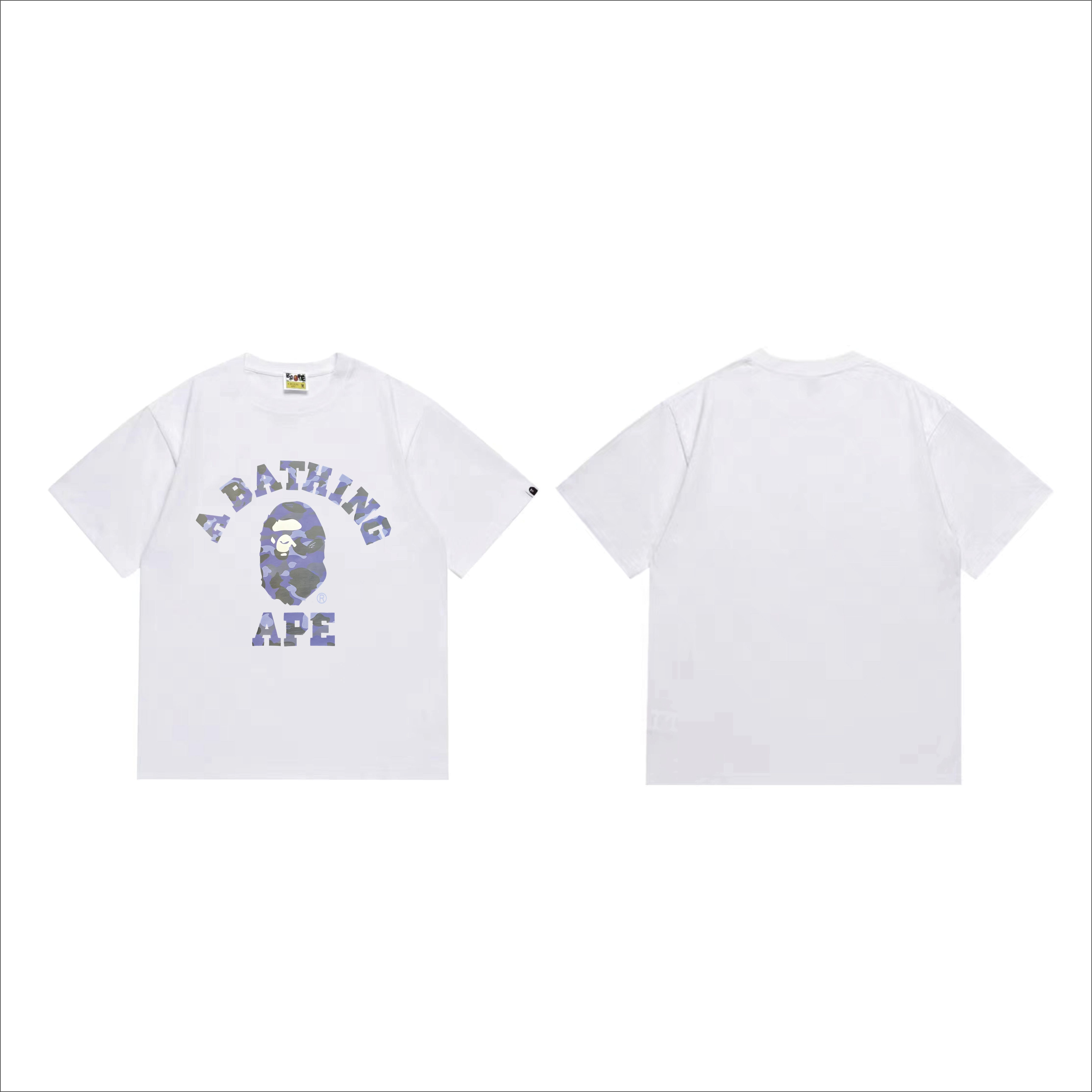 BAPE Camo Ape Head College Graphic Tee  P120 