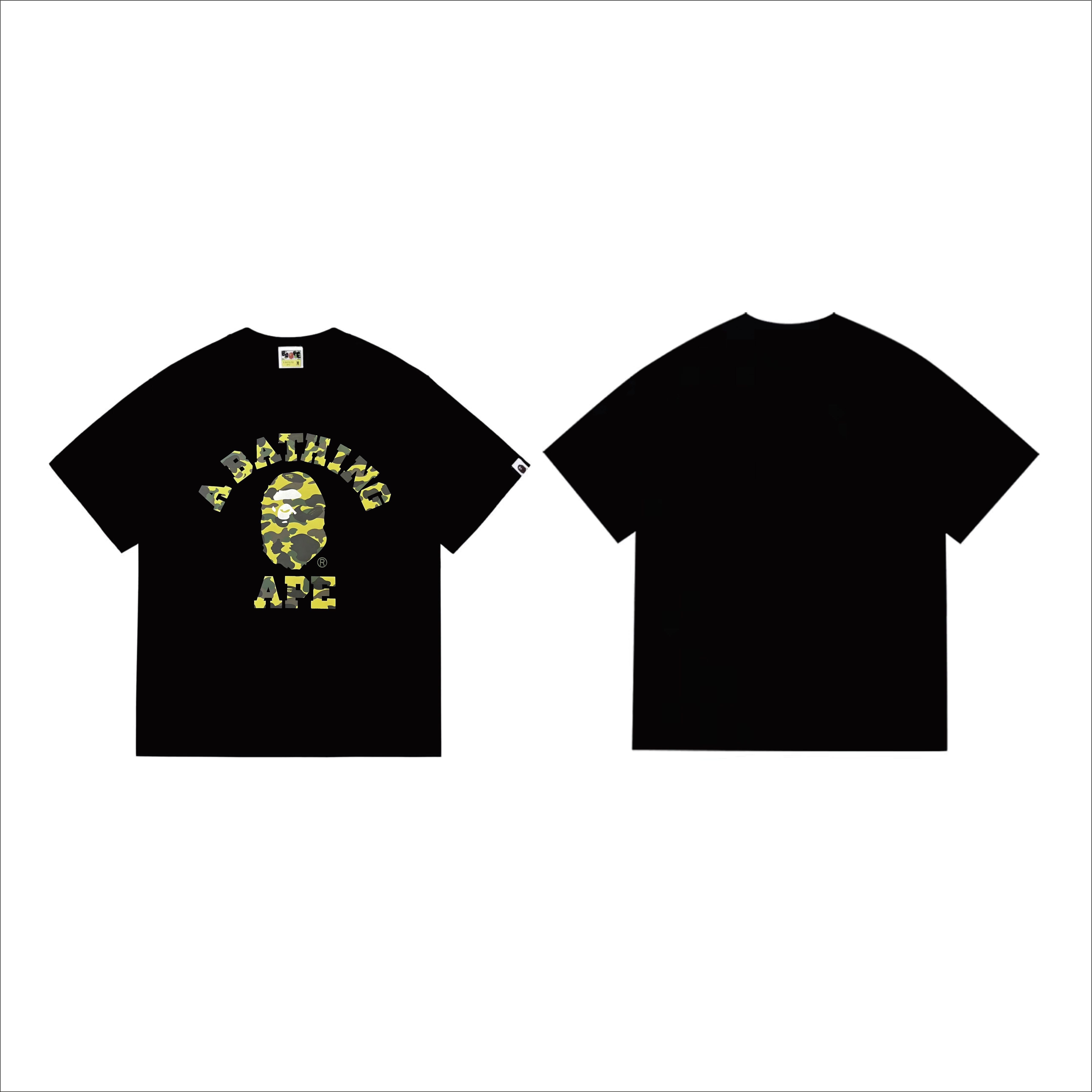 BAPE Camo Ape Head College Graphic Tee  P120 