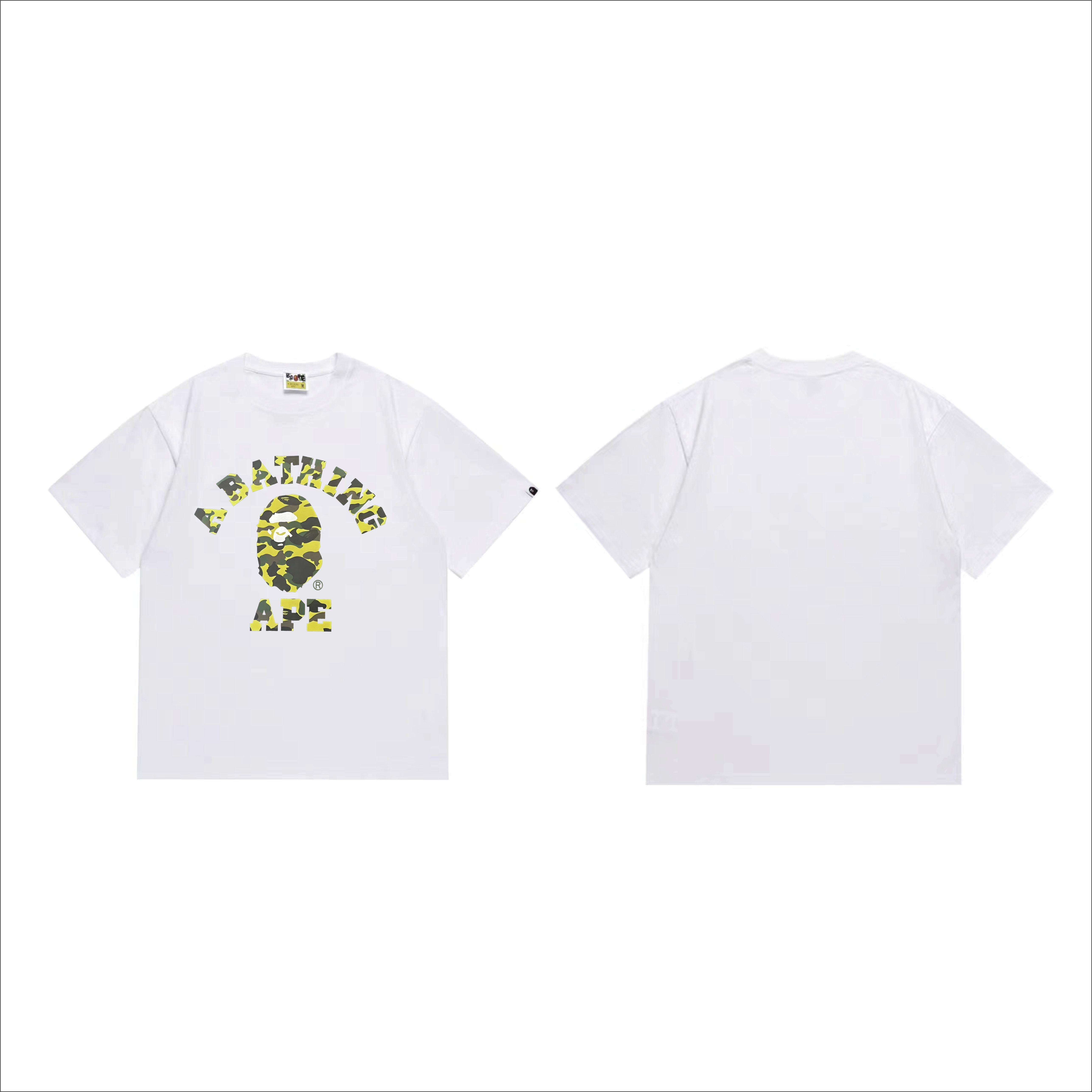 BAPE Camo Ape Head College Graphic Tee  P120 