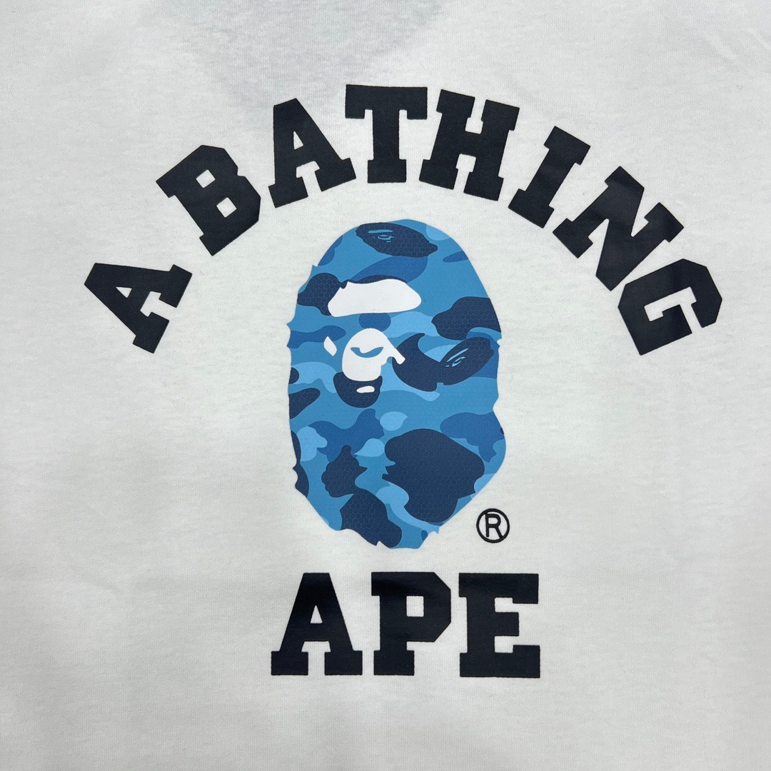 BAPE Arch Logo Camo Ape Unisex Basic Tee  P120 