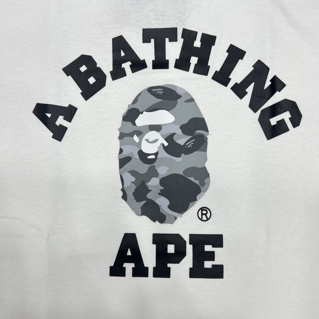 BAPE Arch Logo Camo Ape Unisex Basic Tee  P120 