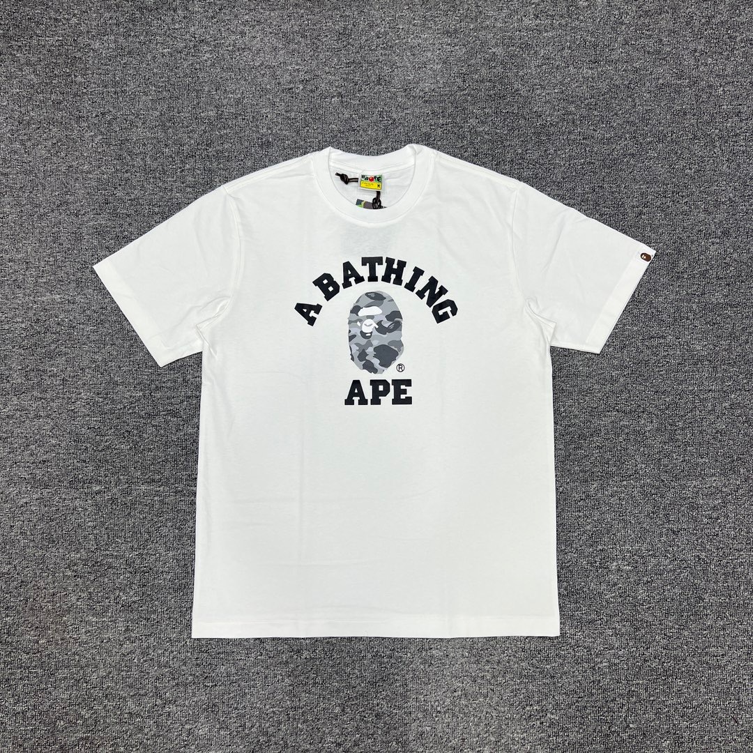 BAPE Arch Logo Camo Ape Unisex Basic Tee  P120 