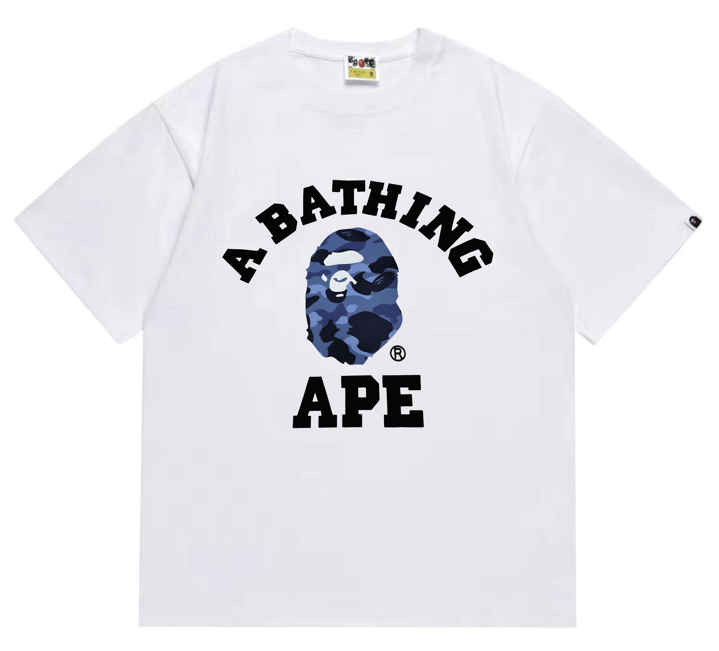 BAPE Arch Logo Camo Ape Unisex Basic Tee  P120 