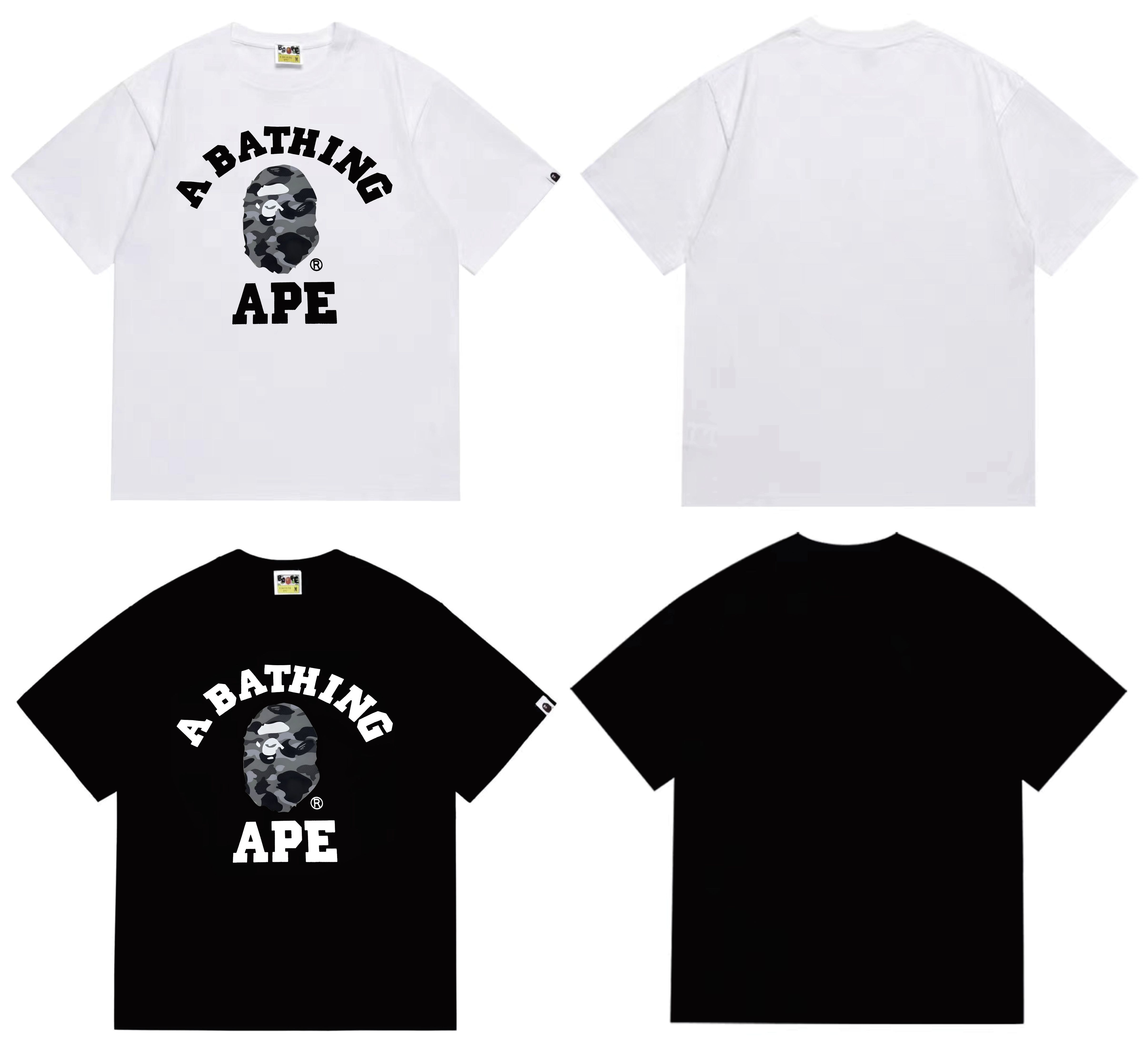 BAPE Arch Logo Camo Ape Unisex Basic Tee  P120 