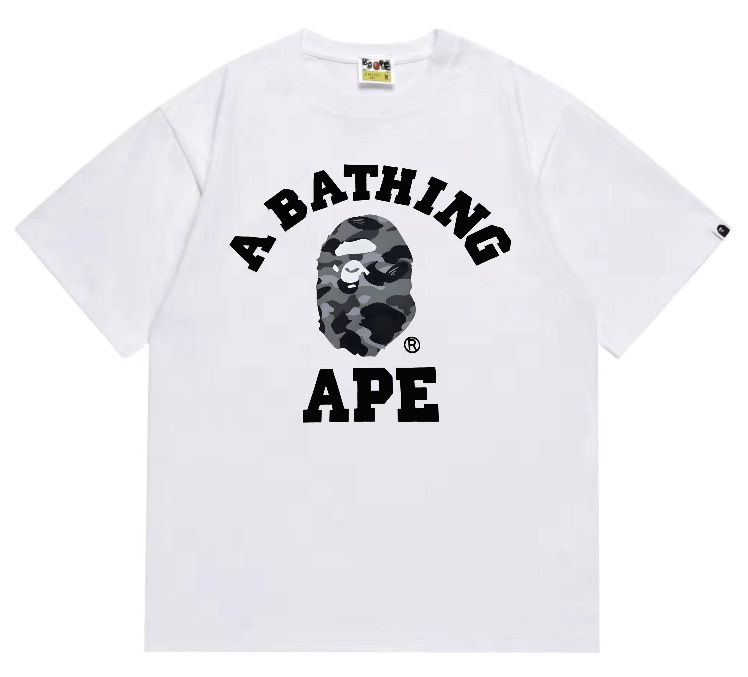 BAPE Arch Logo Camo Ape Unisex Basic Tee  P120 
