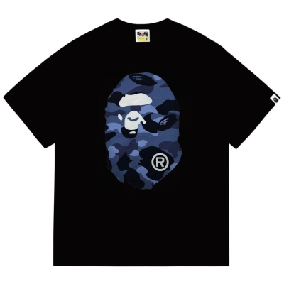 BAPE Front Back Big Camo Ape Head Tee  P120  01