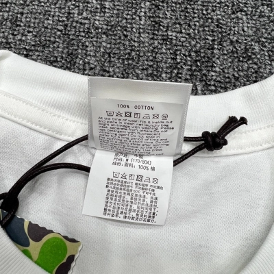 BAPE Front Back Big Camo Ape Head Tee  P120  02