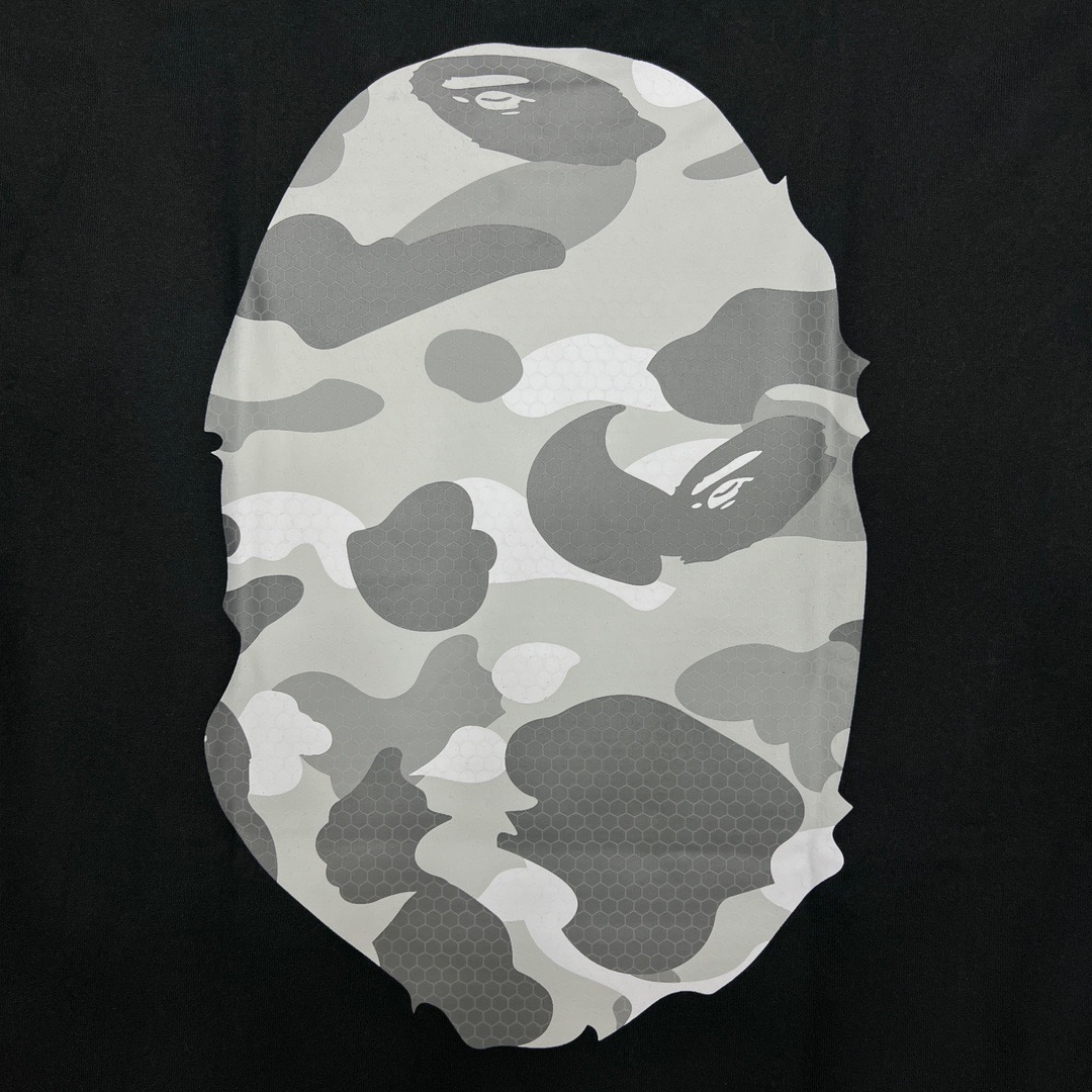 BAPE Front Back Big Camo Ape Head Tee  P120 