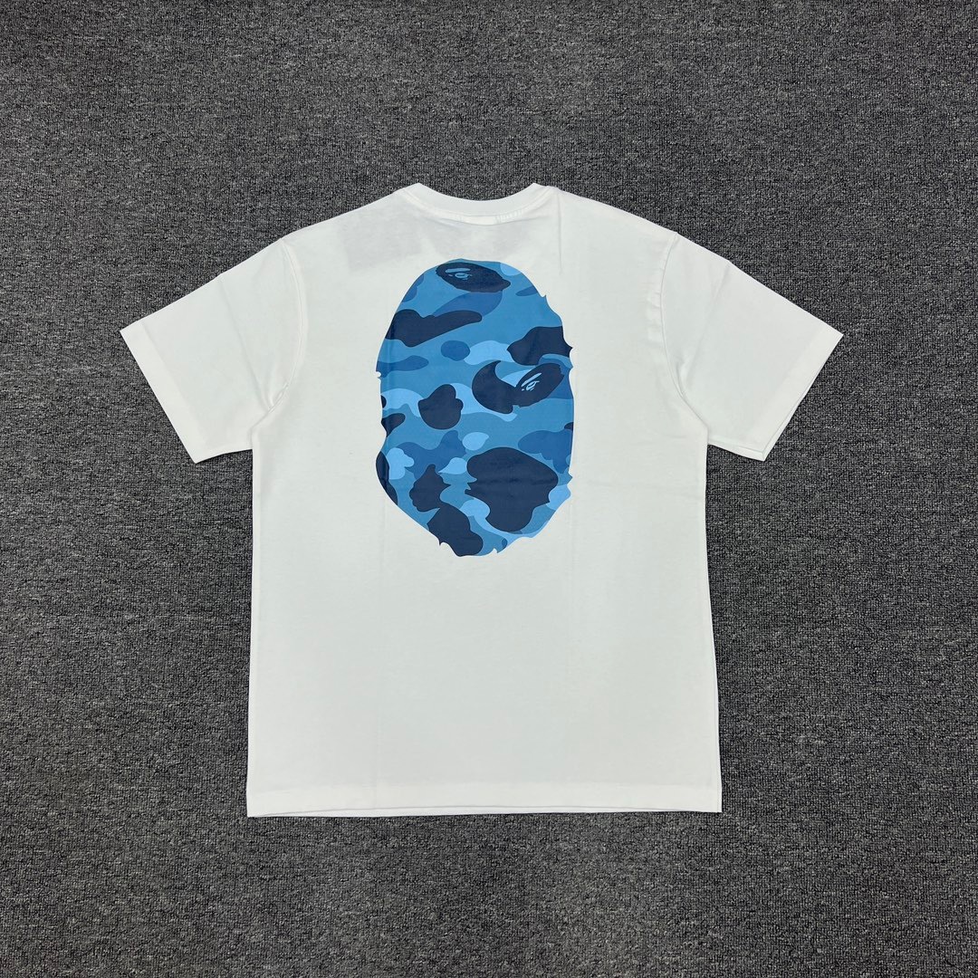 BAPE Front Back Big Camo Ape Head Tee  P120 