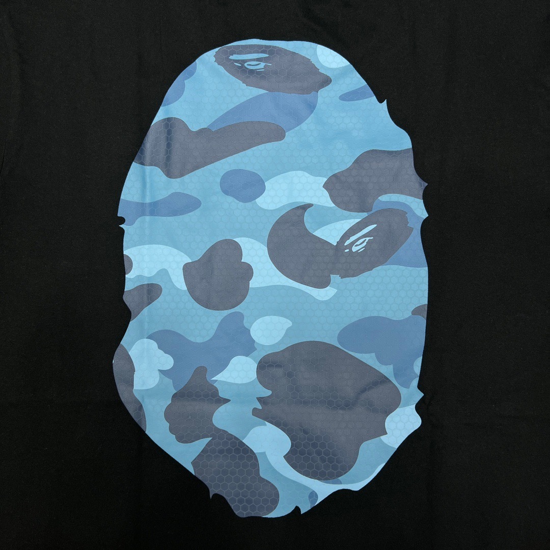 BAPE Front Back Big Camo Ape Head Tee  P120 