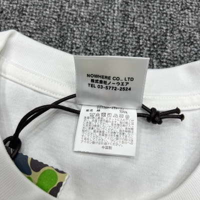  BAPE Green Camo Ape BY BATHING APE Crew Tee  P120 02
