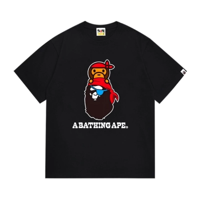 BAPE Pirate Milo Ape Casual Loose Short Tee P120 284 01