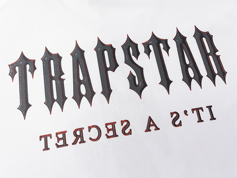 Trapstar It's A Secret Gothic T-Shirt - Black/White P120 633