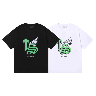 Trapstar It's A Secret TS Flame Tee - Black/White P120 634 01