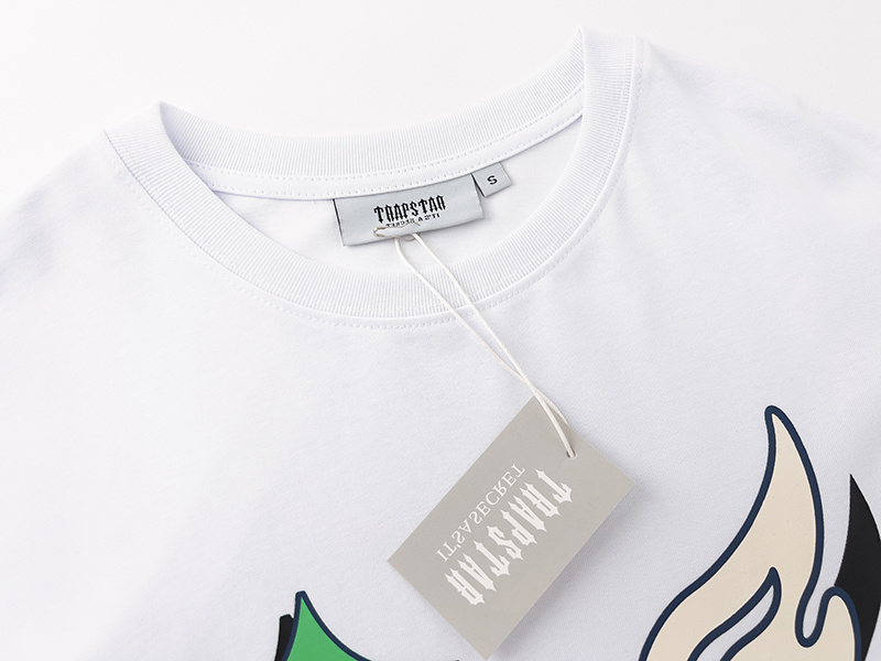 Trapstar It's A Secret TS Flame Tee - Black/White P120 634
