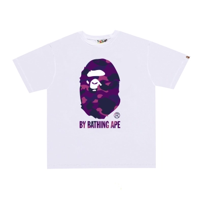 BAPE Multi Color Camo Big Ape Print Tee P120 D081# 02